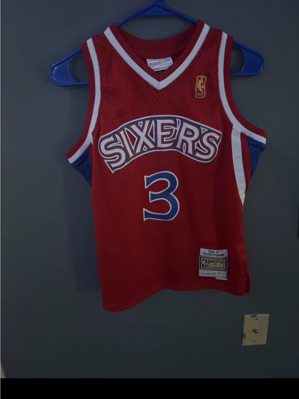 Allen Iverson youth basketball jersey